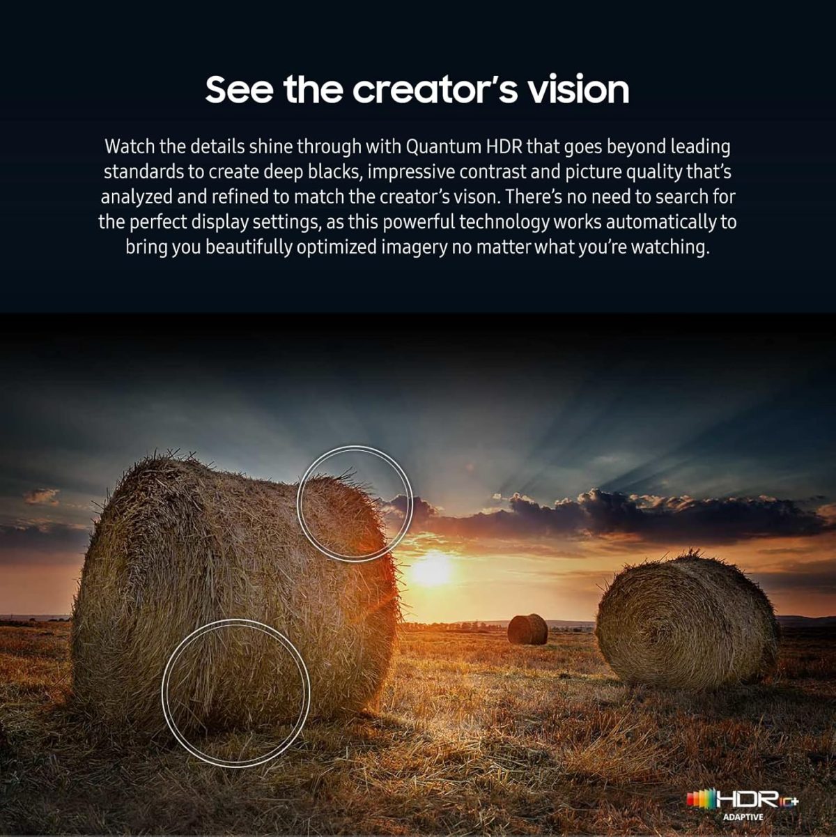 ⁦سامسونج تلفزيون ذكي QLED بدقة 4K Q60C مقاس 70 بوصة من سلسلة كوانتوم HDR باضاءة LED مزدوجة وصوت تتبع الاجسام، كيو سيمفوني، موشن اكسسيليراتور - اصدار عالمي⁩ - الصورة ⁦5⁩