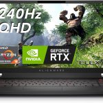 الينوير لابتوب العاب m15 R7 15.6 انش QHD (2560x1440) 240Hz، AMD رايزن 9 6900HX، 32GB DDR5، 1TB SSD، RTX 3070Ti، HDMI، واي فاي، كاميرا ويب، ويندوز 11، بريميوم لمدة عام + خدمات ترحيل 6 اشهر- اسود
