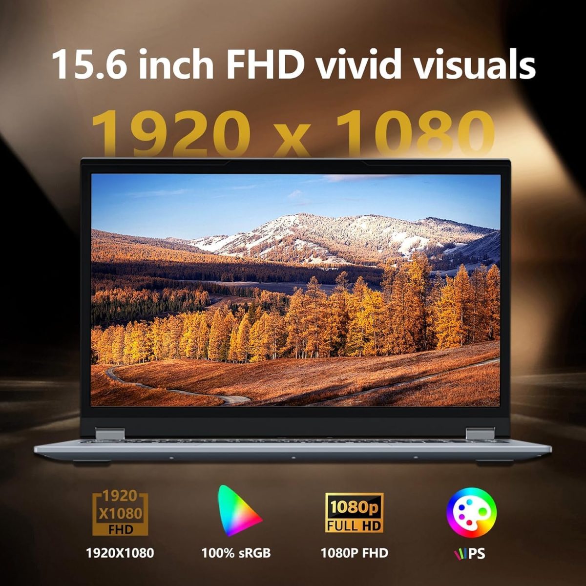 ⁦لابتوب العاب 2 في 1 بشاشة لمس 15.6 انش ومعالج AMD R3-3200U (حتى 3.5GHz) وRAM 16GB وSSD 512GB RJ45 وواي فاي 5 وبلوتوث 5.1 وHDMI وكيبورد باضاءة خلفية AMD راديون فيجا 3 ويندوز 11 برو من دانهو⁩ - الصورة ⁦2⁩