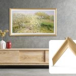 فريم ماي تي في ديكو اس من خليط معدني - اطار ذهبي باهت متوافق فقط مع سامسونج (شريحة ملونة 3 انش)