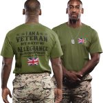 بيربل برينت هاوس تي شيرت للرجال من الجيش البريطاني المخضرم - هدية للقوات المسلحة البحرية السابقين للقوات الجوية البحرية له في عيد الميلاد والكريسماس - علم الاتحاد جاك الأعلى للجد والد
