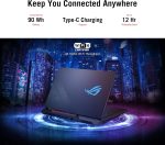 ⁦اسس لابتوب العاب روج ستريكس سكار 17 بشاشة FHD IPS 17.3 انش 360Hz ومعالج AMD رايزن 9 5900HX وذاكرة RAM DDR4 64GB وSSD 1TB وانفيديا جيفورس RTX 3080 وكيبورد RGB انجليزي امريكي ميكانيكي لكل مفتاح وويندوز⁩ - الصورة ⁦7⁩