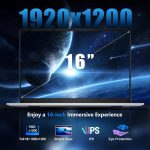 ⁦لابتوب العاب N95 (حتى 3.4GHz)، شاشة FHD 16 انش (1920 × 1200)، 16GB RAM 1TB SSD، بلوتوث، كيبورد باضاءة خلفية، ويندوز 11 برو⁩ - الصورة ⁦4⁩