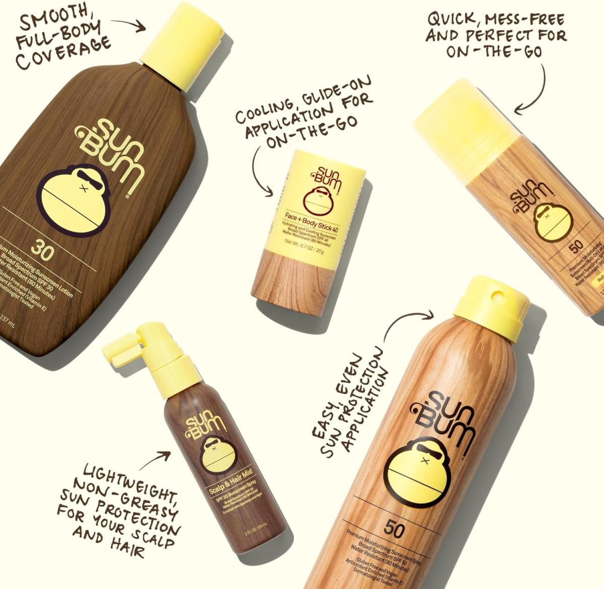 ⁦Sun Bum Spf 30 Original Sunscreen Lotion, 237 ml⁩ - الصورة ⁦4⁩