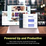 ⁦HP لابتوب ستريم 14 انش HD، معالج انتل N150، ذاكرة RAM 16GB، تخزين 1.16TB (مجموعة قاعدة شحن 128GB UFS+1.03TB)، بطاقة رسومات انتل، كاميرا ويب، واي فاي 6، اوفيس 365 لمدة عام، كوبايلوت، شحن سريع، ويندوز⁩ - الصورة ⁦7⁩