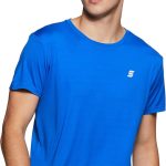 أمازون براند - سيمبول تيشيرت رياضي سادة بقصة عادية للرجال، لون ازرق كوبالت