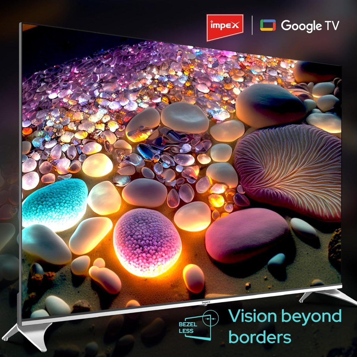 ⁦امبيكس تلفزيون جوجل QLED 65 بوصة (evoQ 65S4QLC2R120) | تلفزيون 4K UHD، 120Hz DLG، دولبي فيجن واتموس | ذاكرة RAM 2GB + روم 16GB | HDMI ARC/eARC | واي فاي وبلوتوث وجهاز تحكم صوتي | ALLM | ضمان عامين⁩ - الصورة ⁦8⁩
