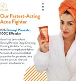 ⁦اكني فري غسول منظف رغوي 10% من البنزويل بيروكسيد حب الشباب من سيفر، 5 اونصة⁩ - الصورة ⁦3⁩