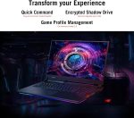 ⁦اسس لابتوب العاب روج ستريكس سكار 17 بشاشة FHD IPS 17.3 انش 360Hz ومعالج AMD رايزن 9 5900HX وذاكرة RAM DDR4 64GB وSSD 1TB وانفيديا جيفورس RTX 3080 وكيبورد RGB انجليزي امريكي ميكانيكي لكل مفتاح وويندوز⁩ - الصورة ⁦9⁩