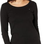 تومي هيليفيغر قميص بولو بأكمام طويلة للنساء من تومي هيليفيغر مقاس L/S