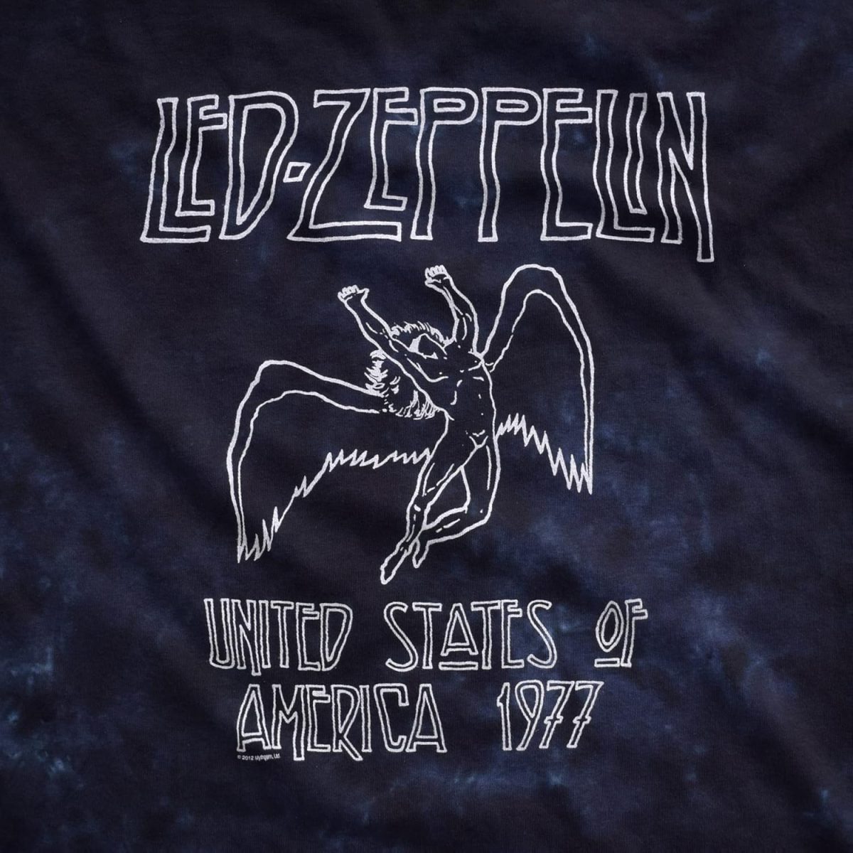 ⁦تي شيرت رجالي Led Zeppelin USA Tour '77، أسود⁩ - الصورة ⁦3⁩