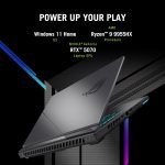 ⁦ASUS ROG Strix G16 (2025) Gaming Laptop, 16” ROG Nebula 16:10 2.5K 240Hz/3ms, NVIDIA® GeForce RTX™ 5070, AMD Ryzen™ 9 9955HX Processor, 32GB DDR5-5600, 1TB PCIe Gen 4 SSD, Wi-Fi 6E, Windows 11 Home⁩ - الصورة ⁦2⁩