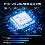 ⁦لابتوب العاب N95 (حتى 3.4GHz)، شاشة FHD 16 انش (1920 × 1200)، 16GB RAM 1TB SSD، بلوتوث، كيبورد باضاءة خلفية، ويندوز 11 برو⁩ - الصورة ⁦2⁩