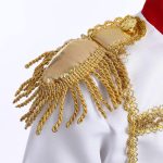 ⁦زي الامير الساحر للاولاد الصغار من ازوني، جاكيت الامير الملكي من العصور الوسطى وسروال وتاج للحفلات التنكرية والكرنفال والقصص الخيالية⁩ - الصورة ⁦7⁩