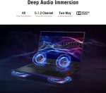 ⁦اسس لابتوب العاب روج ستريكس سكار 17 بشاشة FHD IPS 17.3 انش 360Hz ومعالج AMD رايزن 9 5900HX وذاكرة RAM DDR4 64GB وSSD 1TB وانفيديا جيفورس RTX 3080 وكيبورد RGB انجليزي امريكي ميكانيكي لكل مفتاح وويندوز⁩ - الصورة ⁦6⁩
