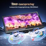 ⁦ديسوبري تلفزيون 16 بوصة 1080P مع مشغل دي في دي مدمج يدعم هوائي HDMI USB تلفزيون صغير لغرفة النوم/المنزل/المطبخ، تلفزيون 12 فولت للتخييم والسيارة والتخييم والكارافان والمنزل المتنقل⁩ - الصورة ⁦5⁩