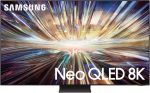 سامسونج تلفزيون نيو QLED 65 بوصة، QN800D، 8K، ميني LED، ترقية 8K بالذكاء الاصطناعي، تقنية كوانتوم ماتريكس برو، تلفزيون سامسونج بلس، تلفزيون تايزن الذكي، QE65QN800DUXZN (مجدد)