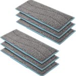 ام اكس زون وسادات مسح رطبة متوافقة مع اي روبوت برافا جيت m6 (6110) (6012) (6112) التيميت روبوت، وسادات ممسحة برافا رومبا لمحلول تنظيف اي روبوت برافا جيت ام 6 (عبوة من 6 قطع)