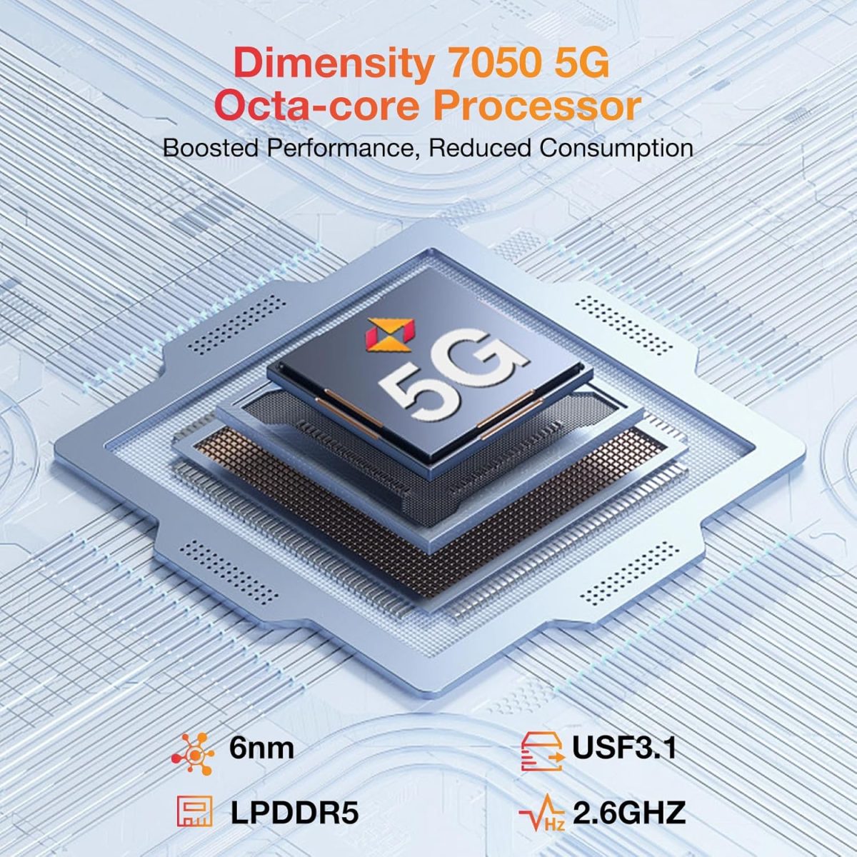 ⁦دوجي جوال في ماكس برو 5G متين 22000mAh 32GB+512GB/TF 2TB، اندرويد 14، 108MP+20MP، شاشة 6.55 انش FHD+120Hz IPS، مقاوم للماء IP68/IP69K، ان اف سي/التعرف على الوجه/واي فاي 6⁩ - الصورة ⁦3⁩