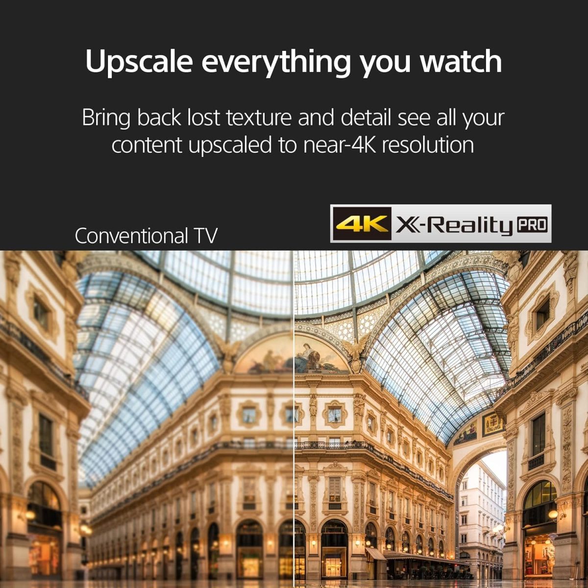 ⁦سوني تلفزيون 65 بوصة 4 كيه الترا اتش دي سلسلة X77L: تلفزيون جوجل الذكي LED KD65X77L- احدث موديل، اسود (مجدد)⁩ - الصورة ⁦7⁩
