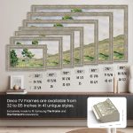 ⁦اطارات تلفزيون ديكو - لؤلؤي توسكان متوافق فقط مع تلفزيون سامسونج ذا فريم (يناسب تلفزيون 2021-2022 فريم تي في، 55 انش)⁩ - الصورة ⁦6⁩
