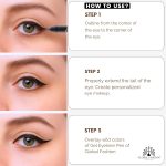 ⁦قلم تحديد عيون جل مقاوم للماء بطرف ملتف دقيق 0.2 ملم، كاجال مقاوم للتلطخ، لمسة نهائية غير لامعة، يدوم لمدة 12 ساعة، نباتي وامن على العدسات اللاصقة، عيون حساسة (8 - ابيض)⁩ - الصورة ⁦6⁩