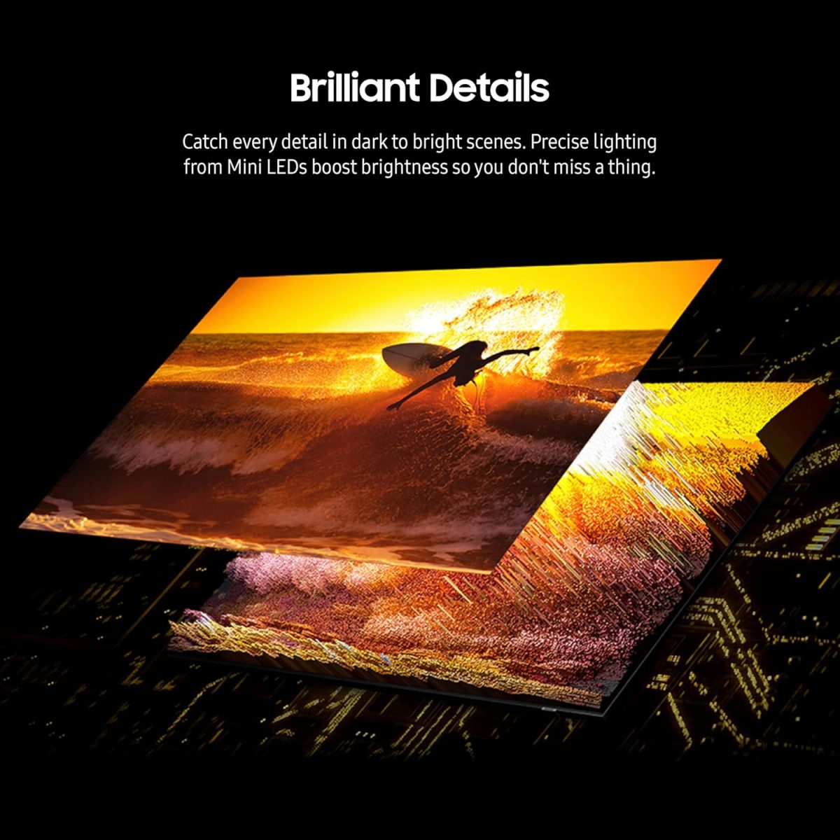 ⁦سامسونج تلفزيون كلاس نيو QLED 4K QN90D صغير 50 بوصة من سلسلة QN90D، تلفزيون ذكي نيو كوانتوم HDR+ مع دولبي اتموس، صوت تتبع الاجسام، موشن اكسليريتور، محسن العمق الحقيقي، اليكسا مدمج (QN50QN90D، 2024)⁩ - الصورة ⁦5⁩