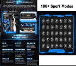 ⁦كوبت ساعة ذكية عسكرية X1 للرجال بشاشة لمس AMOLED 2.12 انش واكثر من 100 وضع رياضي ومكالمات بلوتوث، ساعة لياقة بدنية مقاومة للماء واكسجين الدم ومعدل ضربات القلب ومراقبة النوم متوافقة مع ايفون واندرويد⁩ - الصورة ⁦6⁩