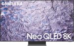 سامسونج تلفزيون ذكي نيو QLED 8K، 75 بوصة، اسود تيتان، تقنية كوانتوم ماتريكس برو، دقة 8K، او تي اس بلس، QA75QN800C - 2023 - اصدار عالمي