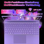 ⁦لابتوب العاب نوتود 16 انش ويندوز 11 12+512GB SSD متوافق مع لابتوب 2TB (HDD-2TB) 1920x1200 رباعي النواة سيليرون N5095 (حتى 2.9GHz) مع لوحة مفاتيح رقمية نوع C⁩ - الصورة ⁦6⁩