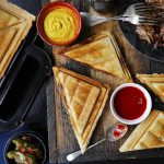⁦بريفيل ماكينة تحضير الخبز المحمص العميق من التيميت | محمصة ساندويتش شريحتين | الواح غير لاصقة قابلة للازالة | ستانلس ستيل | اسود [VST082]⁩ - الصورة ⁦12⁩