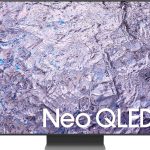 سامسونج تلفزيون ذكي نيو QLED 8K، 65 بوصة، اسود تيتان، تقنية كوانتوم ماتريكس برو، دقة 8K، او تي اس بلس، QA65QN800C - 2023 - اصدار عالمي