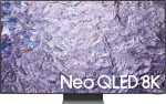 سامسونج تلفزيون ذكي نيو QLED 8K، 65 بوصة، اسود تيتان، تقنية كوانتوم ماتريكس برو، دقة 8K، او تي اس بلس، QA65QN800C - 2023 - اصدار عالمي
