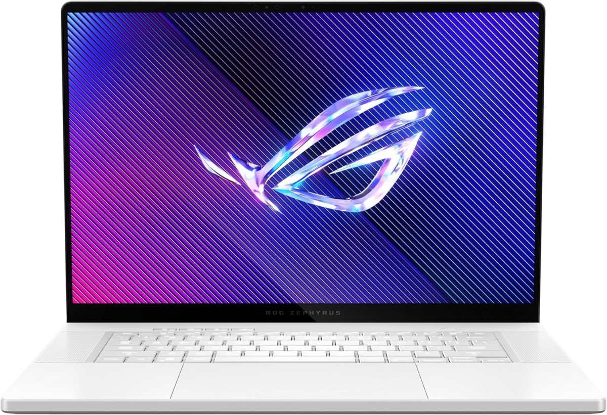 اسس نوت بوك روج زيفيروس G16 GU605MV-QR133W انتل كور الترا 7 155H 40.6 سم (16") WQXGA 32GB LPDDR5x-SDRAM 1TB SSD انفيديا جيفورس RTX 4060 واي فاي 6E (802.11ax) ويندوز 11 هوم، ابيض