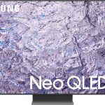سامسونج تلفزيون نيو QLED مقاس 85 بوصة، QN800C، بدقة 8 كيه، ميني LED، تقنية كوانتوم ماتريكس برو، تصميم انفينيتي ون، دولبي اتموس، تلفزيون تايزن الذكي، QA85QN800CUXZN (2023 - نسخة الامارات العربية