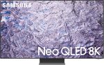 سامسونج تلفزيون نيو QLED مقاس 85 بوصة، QN800C، بدقة 8 كيه، ميني LED، تقنية كوانتوم ماتريكس برو، تصميم انفينيتي ون، دولبي اتموس، تلفزيون تايزن الذكي، QA85QN800CUXZN (2023 - نسخة الامارات العربية