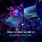 ⁦اسس لابتوب العاب روج ستريكس سكار 17 بشاشة FHD IPS 17.3 انش 360Hz ومعالج AMD رايزن 9 5900HX وذاكرة RAM DDR4 64GB وSSD 1TB وانفيديا جيفورس RTX 3080 وكيبورد RGB انجليزي امريكي ميكانيكي لكل مفتاح وويندوز⁩ - الصورة ⁦2⁩