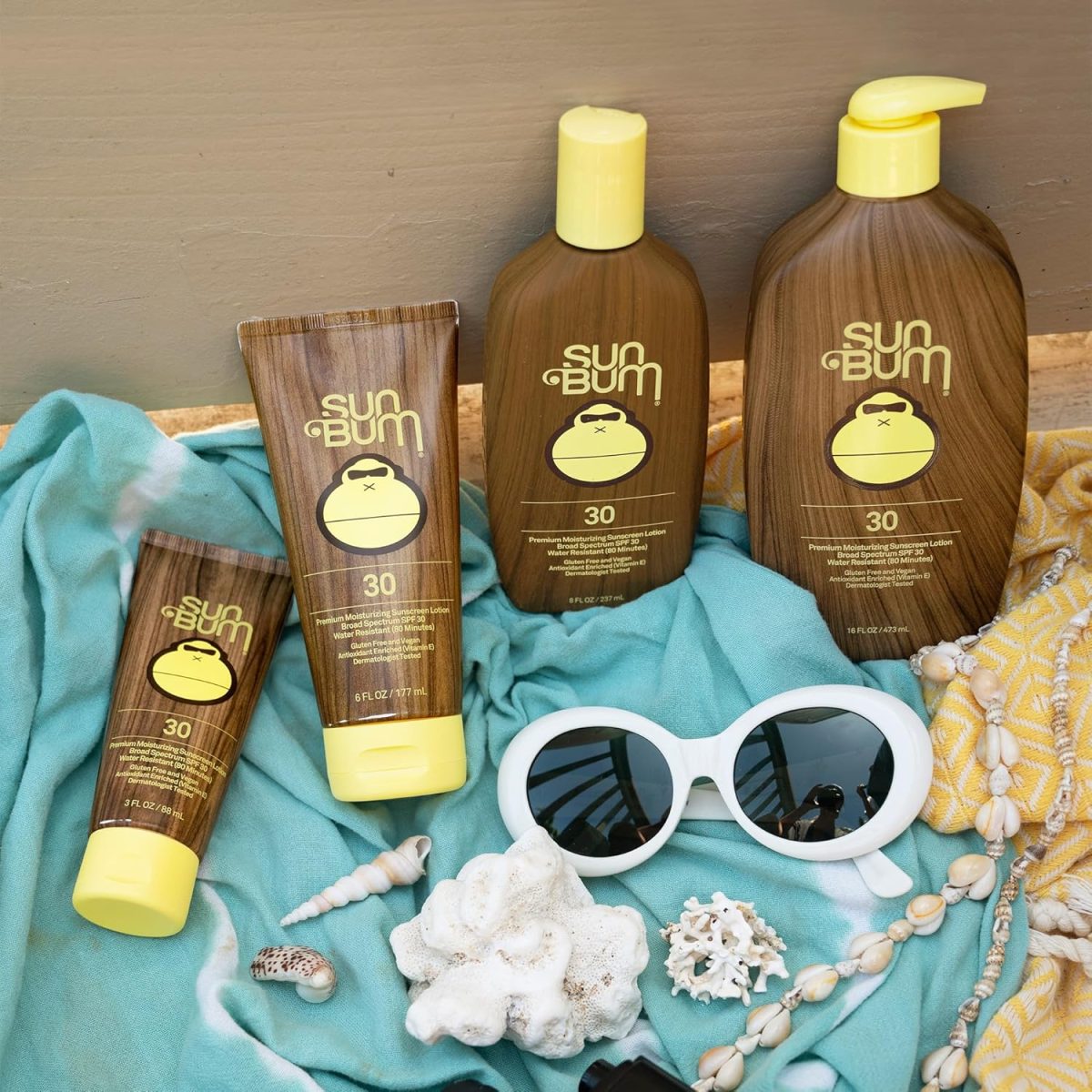 ⁦Sun Bum Spf 30 Original Sunscreen Lotion, 237 ml⁩ - الصورة ⁦6⁩