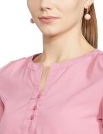 ⁦بلوزة سادة للنساء بقصة عادية من ستايلفيل.ان⁩ - الصورة ⁦4⁩