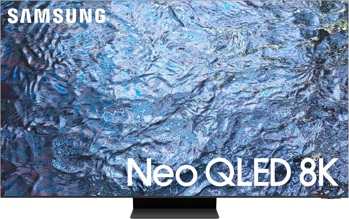 سامسونج تلفزيون ذكي نيو QLED 8K، 75 بوصة، اسود، معالج كوانتوم عصبي 8K، شاشة انفينيتي، او تي اس برو، QA75QN900C - 2023 - اصدار عالمي