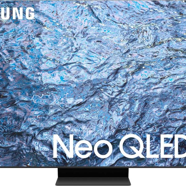 سامسونج تلفزيون ذكي نيو QLED 8K، 75 بوصة، اسود، معالج كوانتوم عصبي 8K، شاشة انفينيتي، او تي اس برو، QA75QN900C - 2023 - اصدار عالمي