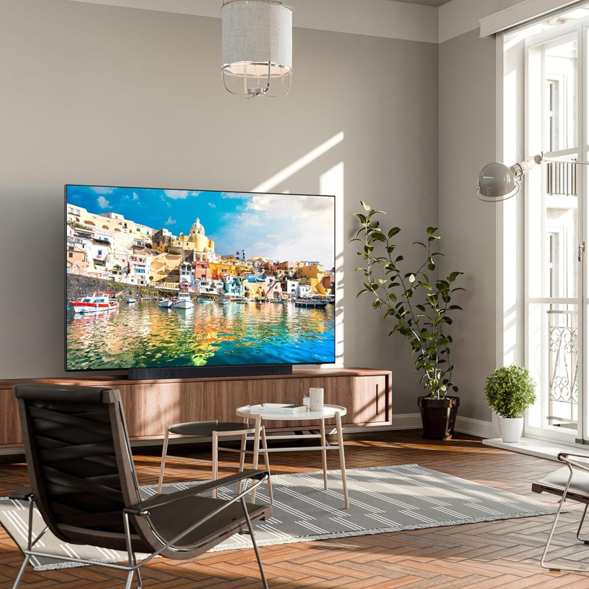 ⁦سامسونج تلفزيون نيو QLED 65 بوصة، QN800D، 8K، ميني LED، ترقية 8K بالذكاء الاصطناعي، تقنية كوانتوم ماتريكس برو، تلفزيون سامسونج بلس، تلفزيون تايزن الذكي، QE65QN800DUXZN (مجدد)⁩ - الصورة ⁦4⁩