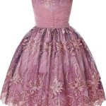 فستان لولو للفتيات من باني لولو، منحدر لوصيفة العروس وحفلات الزفاف وحفلات عيد الميلاد وحفلات الزفاف والحفلات المسائية بلون ارجواني فاتح