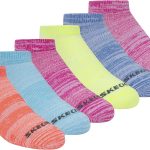 سكيتشرز جوارب قصيرة للبنات من 6 قطع