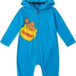 سالوبيت للأطفال حديثي الولادة والأطفال الصغار مطبوع عليه Elmo أو Cookie Monster من Sesame Street Boys