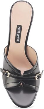 ⁦ناين ويست صندل للنساء من ليتيسيا 5FX لون اسود⁩ - الصورة ⁦3⁩