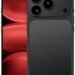 هاتف ذكي سويس 17 برو ماكس ميني بشاشة اموليد 4 انش ولوجو العلامة التجارية، ذاكرة RAM 8GB، تخزين 512GB، جوال اندرويد صغير الحجم، ثنائي شرائح الاتصال، كاميرا 13MP+30MP (اسود)