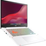 اسس لابتوب العاب كروم بوك فايب CX34 فليب كلاود مع قلم ستايلس، شاشة لمس 14 انش 144 هرتز (1920x1200)، معالج انتل كور i5-1235U، 256GB SSD، ذاكرة RAM 8GB، كروم او اس، ابيض لؤلؤي، CX3401FBA-DH586T-S
