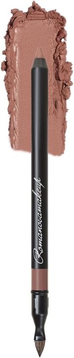 قلم تحديد شفاه مثير ايس كيس من رومانوفاميك اب، لون بيج نود باودر جديد، يتماشى بشكل مثالي مع قلم احمر شفاه مثير، او يمكن ارتداؤه بمفرده مع حشوة مفصلة وتغطية خفيفة للهواء