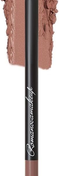 قلم تحديد شفاه مثير ايس كيس من رومانوفاميك اب، لون بيج نود باودر جديد، يتماشى بشكل مثالي مع قلم احمر شفاه مثير، او يمكن ارتداؤه بمفرده مع حشوة مفصلة وتغطية خفيفة للهواء